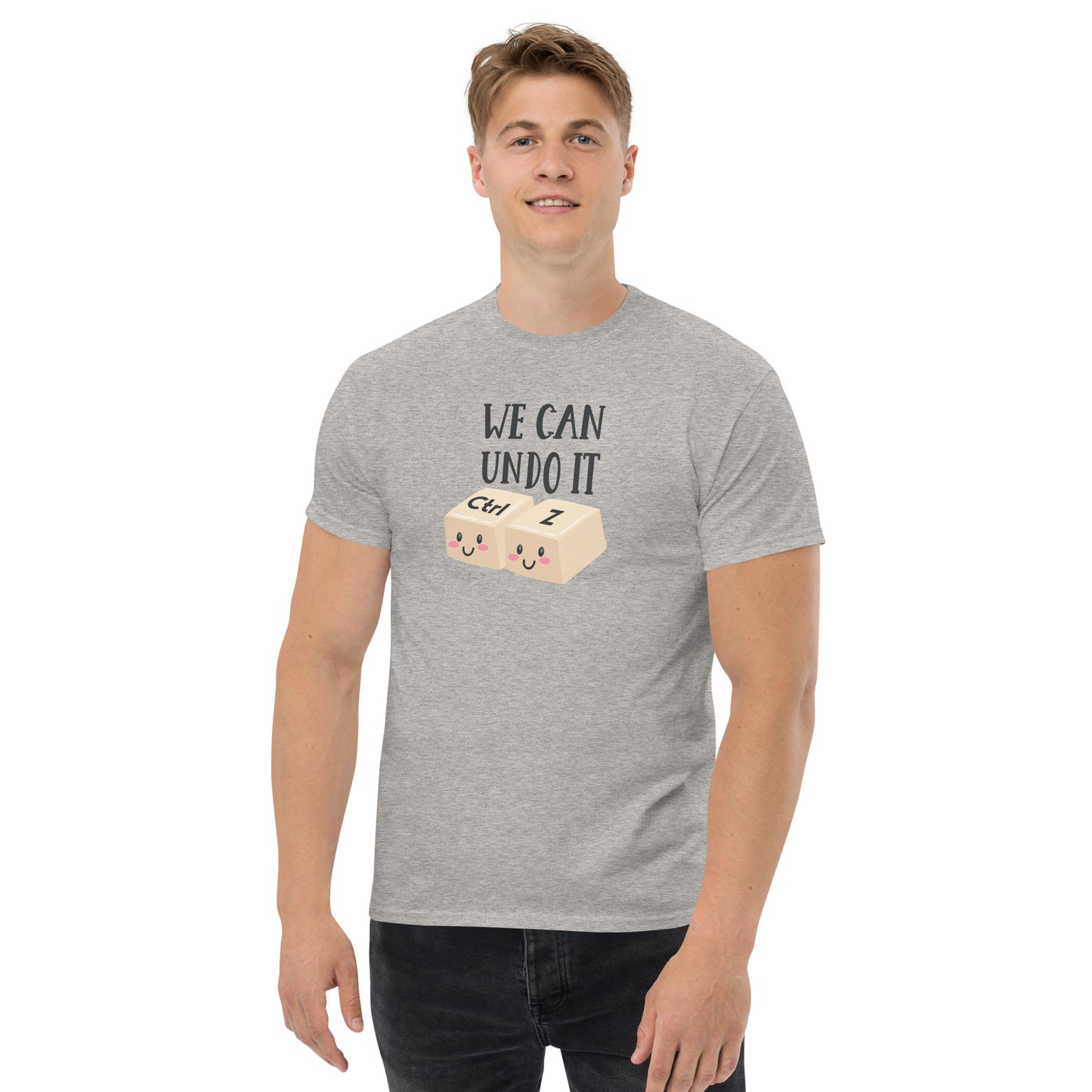 We can undo it Men's classic tee