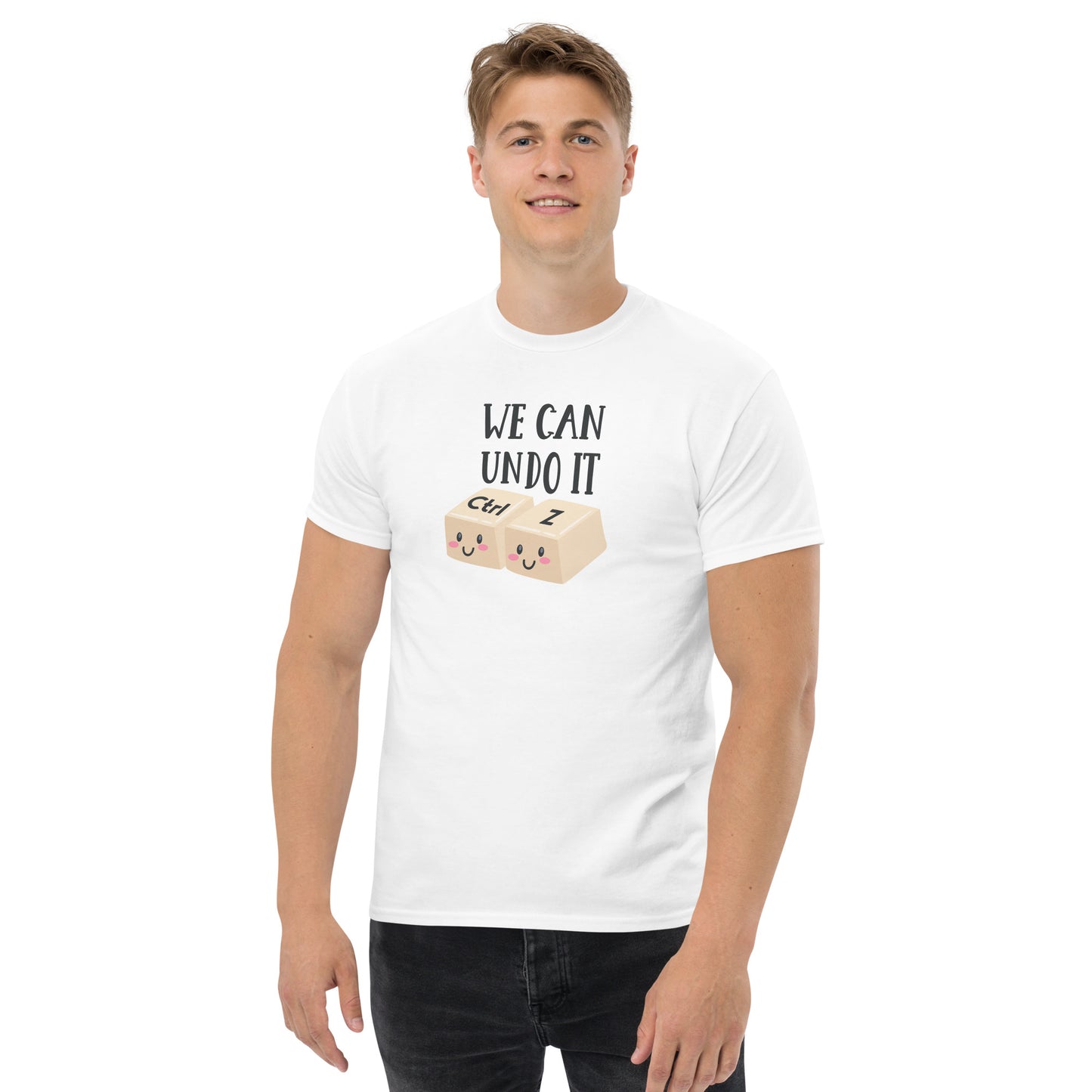 We can undo it Men's classic tee