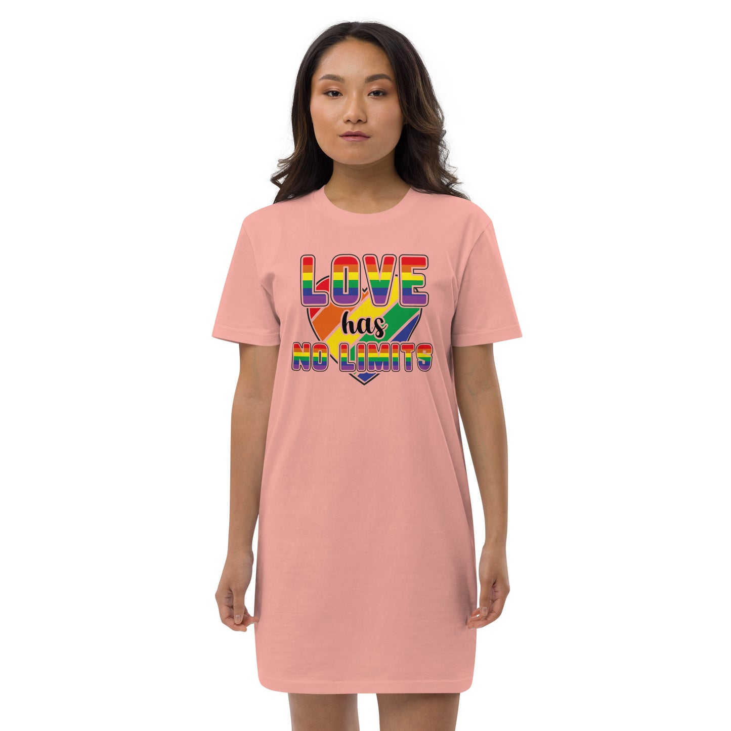 Love has no limits Organic cotton t-shirt dress