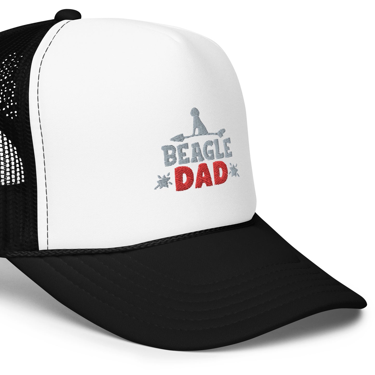 Beagle Dad Foam trucker hat