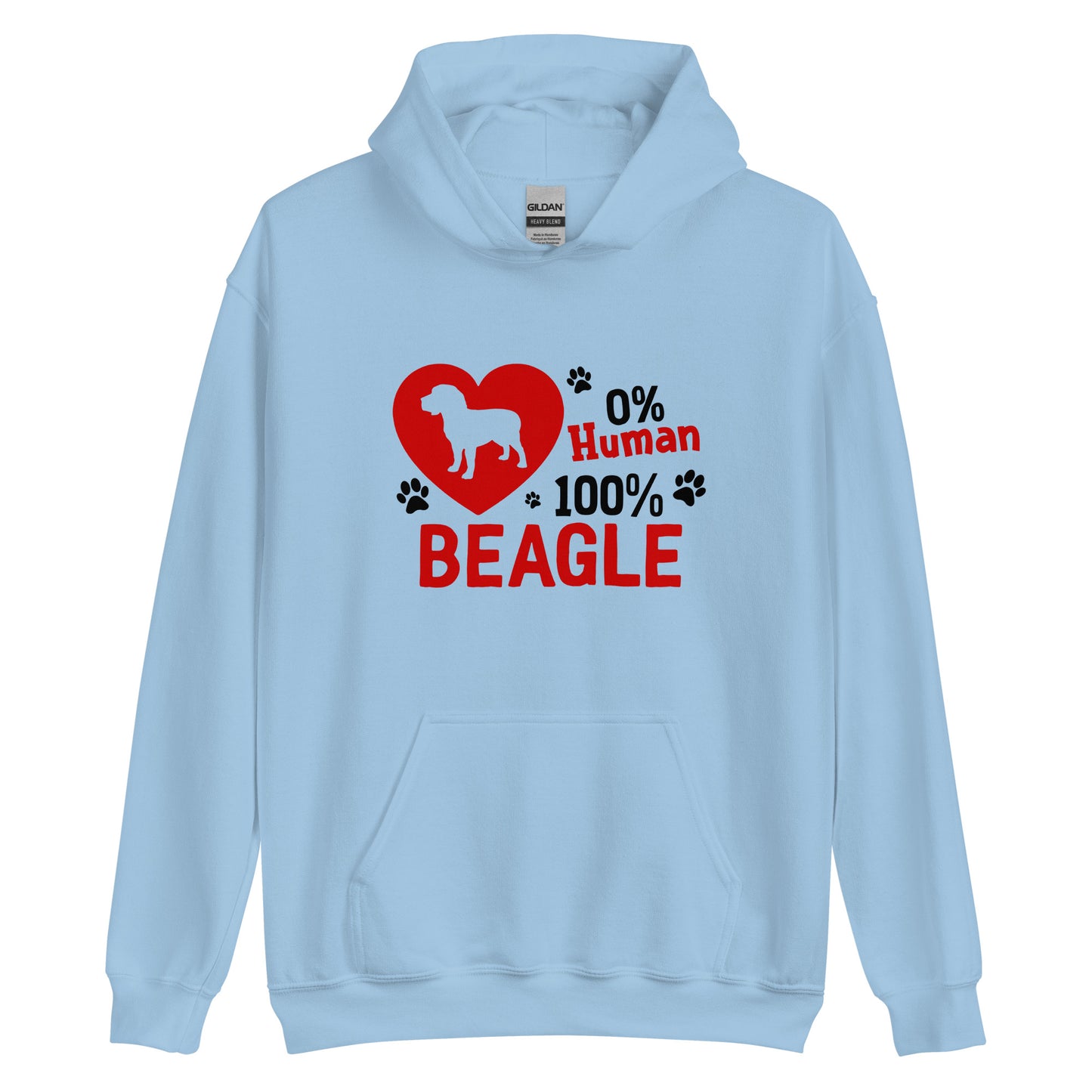 100% Beagle Unisex Hoodie