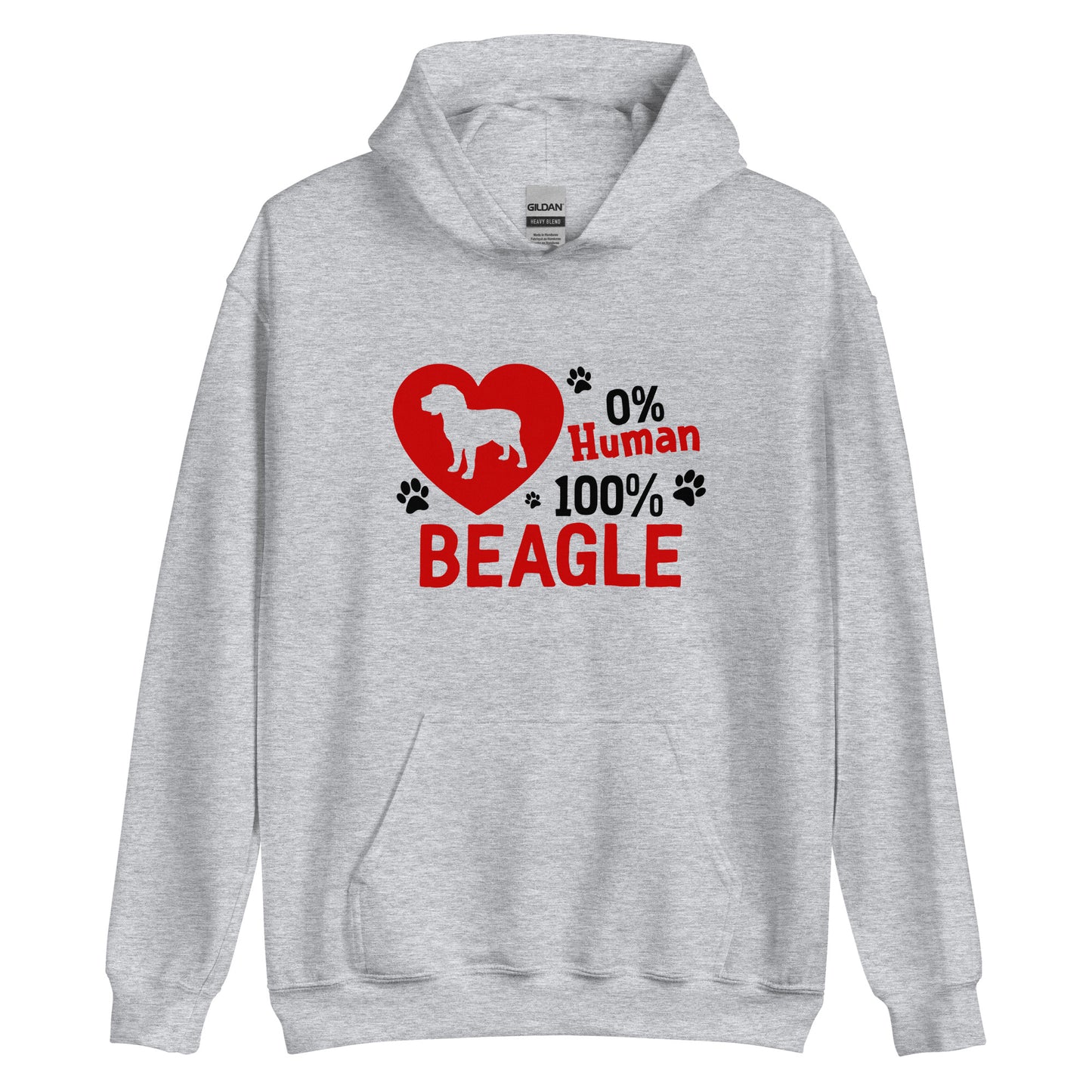 100% Beagle Unisex Hoodie