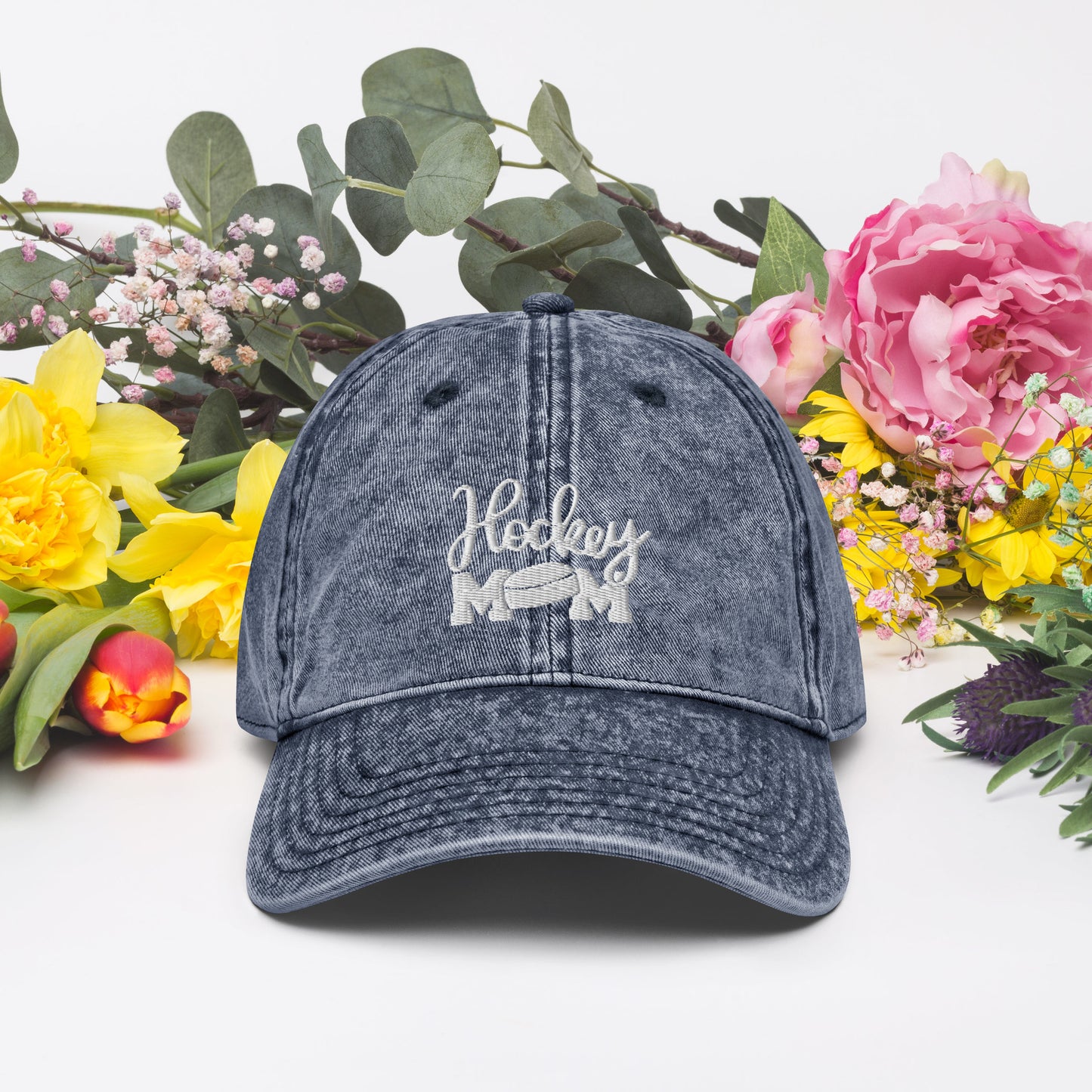 Hockey mom Vintage Cotton Twill Cap