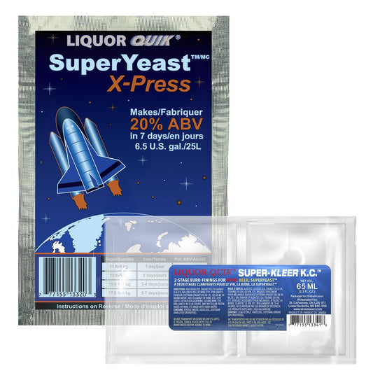 LiquorQuik® Alcobase Combo Pack (SuperYeast/SKKC)