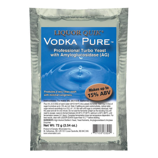 LiquorQuik® Vodka Pure Yeast w/AG, 62g