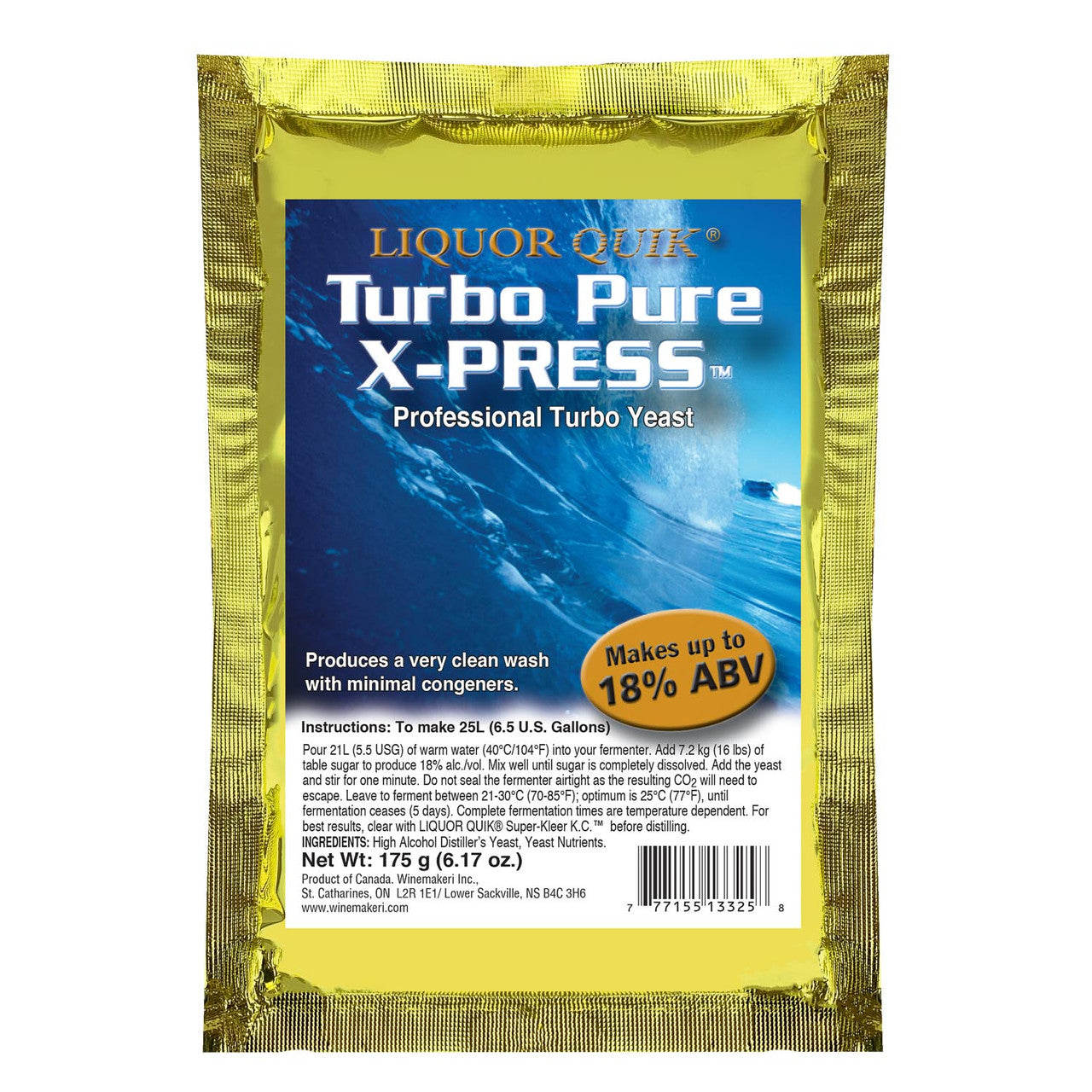 LiquorQuik® Turbo Pure X-Press, 175g