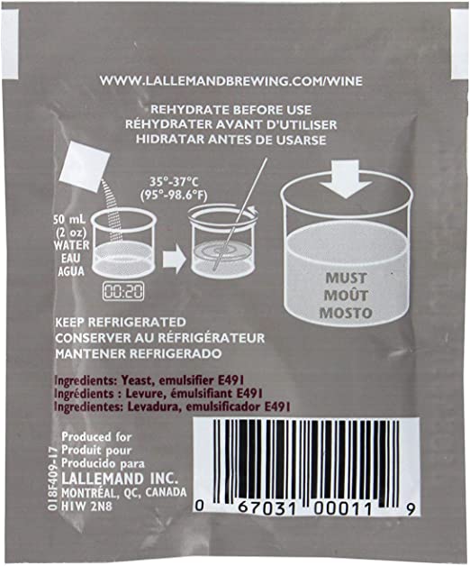 Lalvin EC-1118 Saccharomyces bayanus