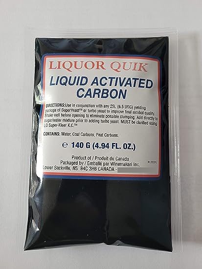 Liqour Quik Liquid Activated Carbon 140G