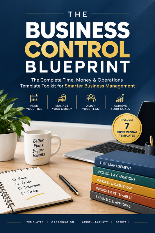 The Business Control Blueprint | Business Management Templates