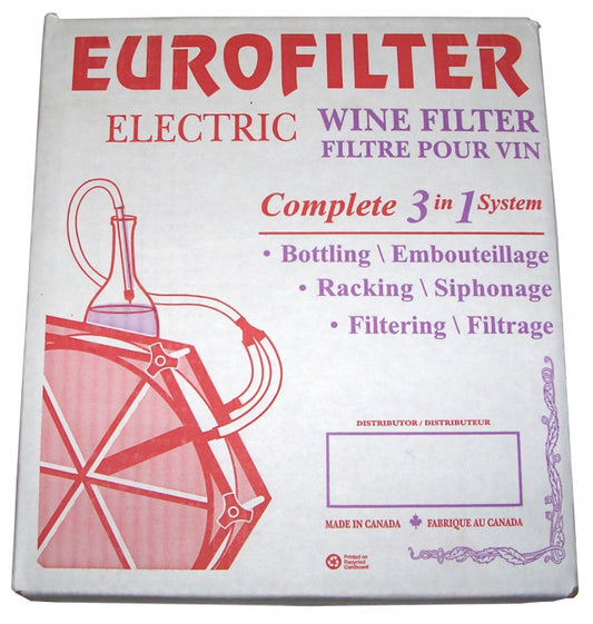 Electric EuroFilter™ Complete 3 in 1 Wine Filter System