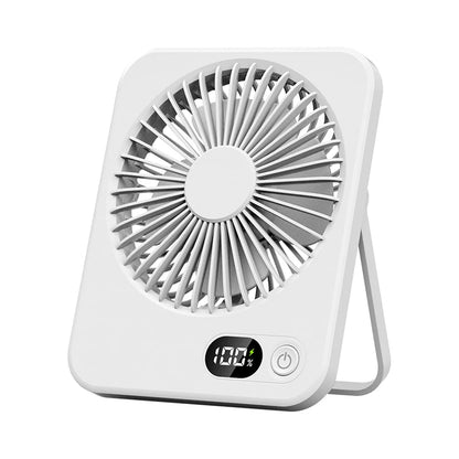 Mini Portable Fan USB Desk Fan Rechargeable Wall Mount Hanging Desk Office Camping Table Fan