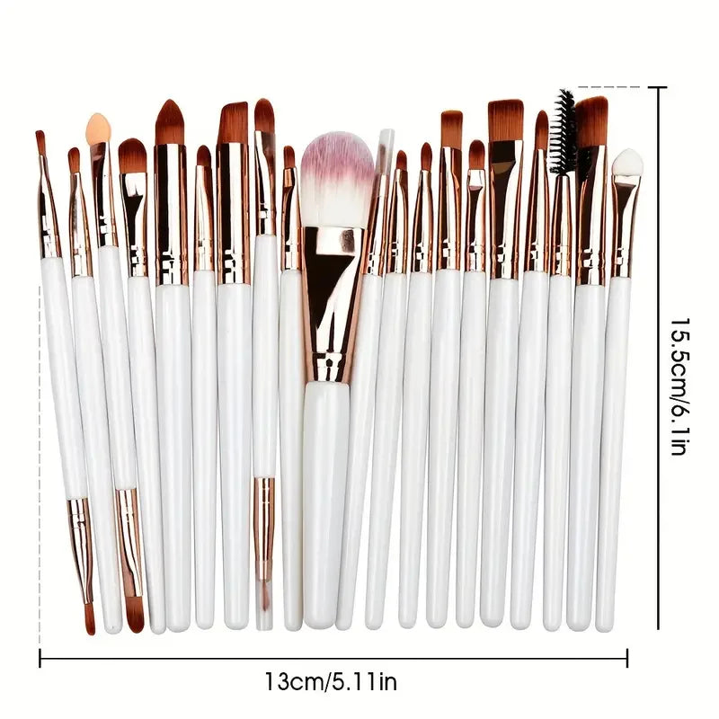 20pcs Makeup Brushes, Full Set of Eye Shadow Makeup Tools, Popular Eyeliner Brush