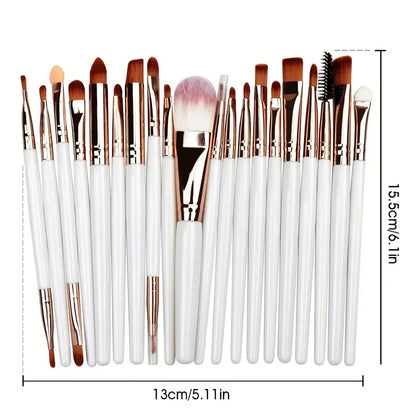 20pcs Makeup Brushes, Full Set of Eye Shadow Makeup Tools, Popular Eyeliner Brush