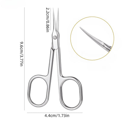 Stainless Steel Manicure Scissors Nail Care Handle Cuticle Scissors Beauty Tool Nail Art Beauty Scissor