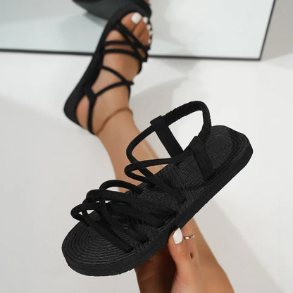 Leisure Sandals For Women, Flat Shoes, Soft Sole, Lightweight