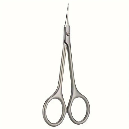 Stainless Steel Manicure Scissors Nail Care Handle Cuticle Scissors Beauty Tool Nail Art Beauty Scissor