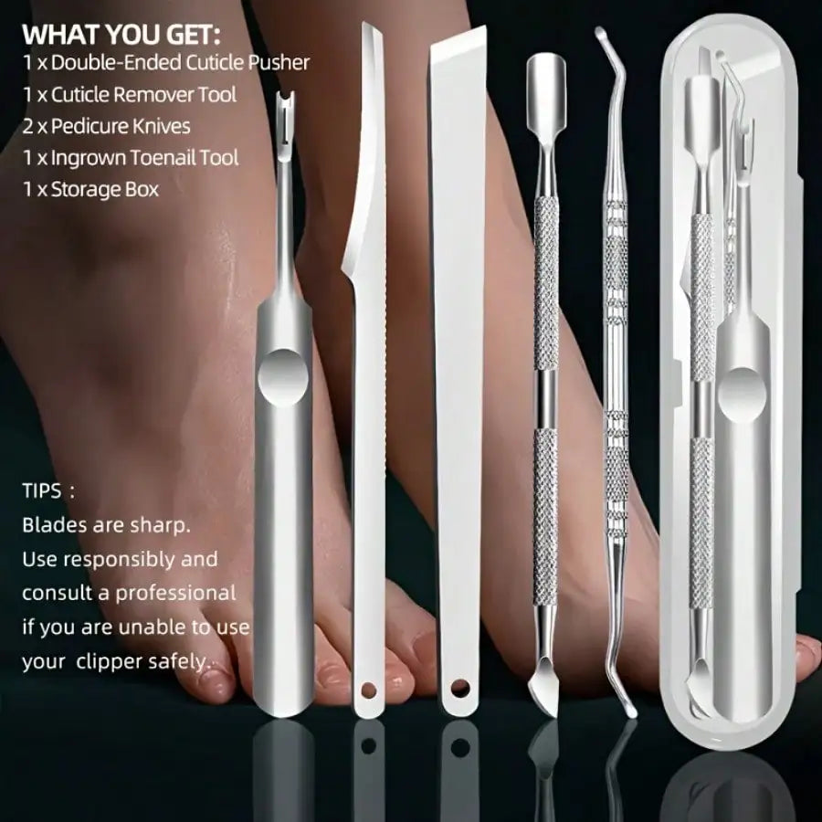Stainless Steel Multifunctional Pedicure Set