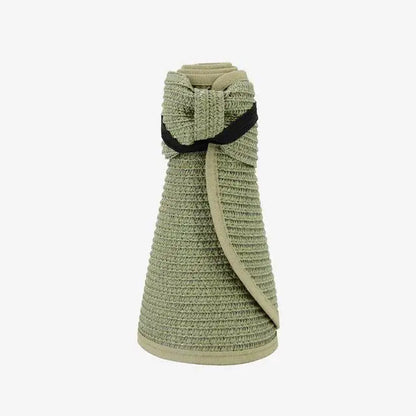 Summer Hats For Women Roll Up Sun Visor Wide Brim Straw Hat Summer Foldable Packable UV Protection Cap for Beach Travel Bonnet