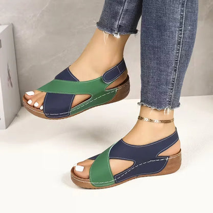 Luxury Designer Shoes for Women: Casual Beach Sandals Comfort Wedge