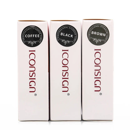 ICONSIGN Eyelash Dye Brow Tint Kit Professional 15 Mins Fast Dye Brow Mascara Keep Colored 2-3 Months Makeup Tool