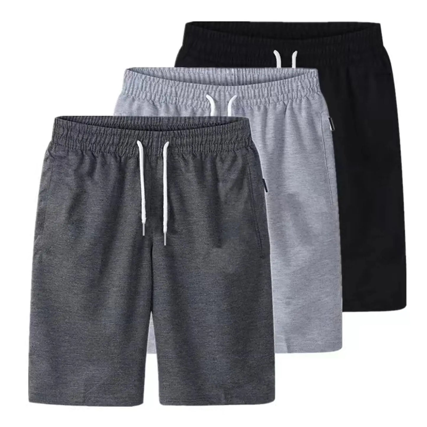 Summer Men's Casual Shorts Breathable Cotton Beach Shorts Comfortable Fitness Basketball Sports Short