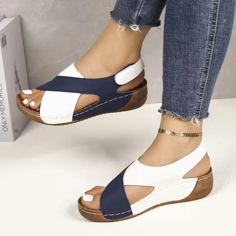 Luxury Designer Shoes for Women: Casual Beach Sandals Comfort Wedge