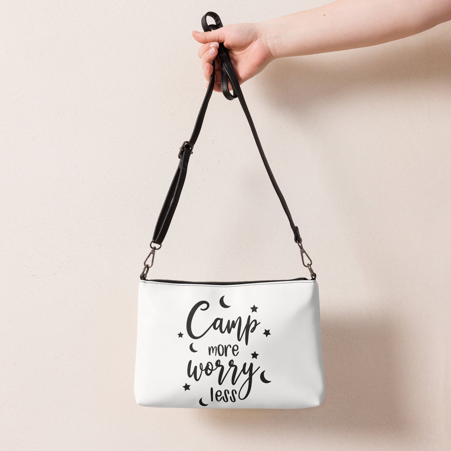 Camp more worry less Crossbody bag