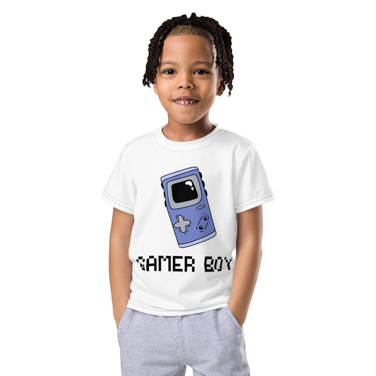 Gamer boy Kids crew neck t-shirt