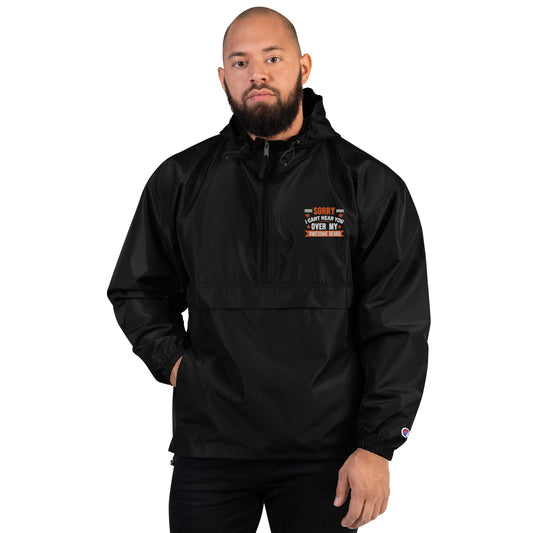 Awesome beard Embroidered Champion Packable Jacket