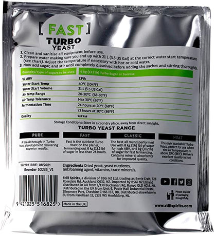 Still Spirits Fast Turbo Yeast 24 HR