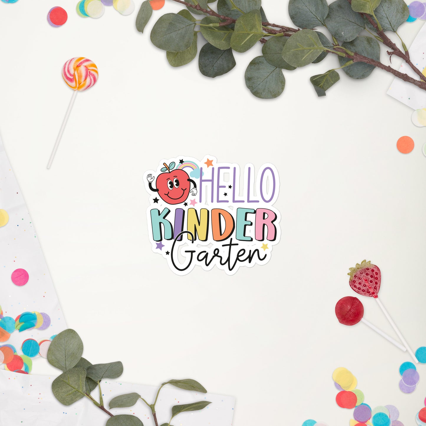 Hello Kinder Garden Bubble-free stickers