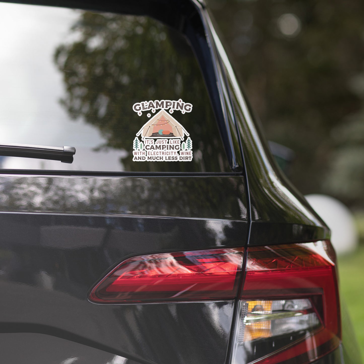 Glamping Bubble-free stickers