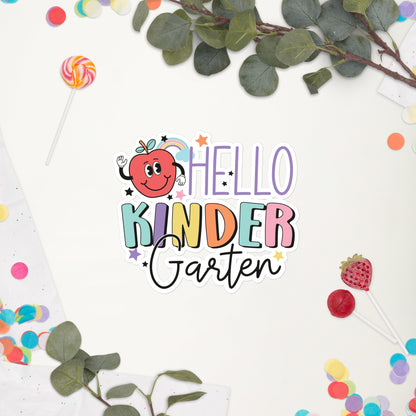 Hello Kinder Garden Bubble-free stickers