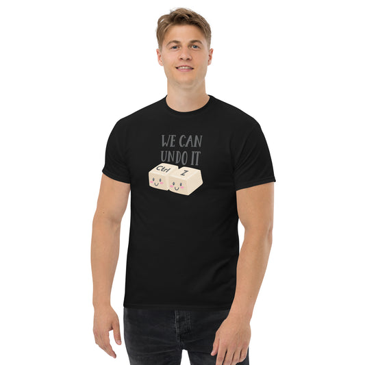 We can undo it Men's classic tee