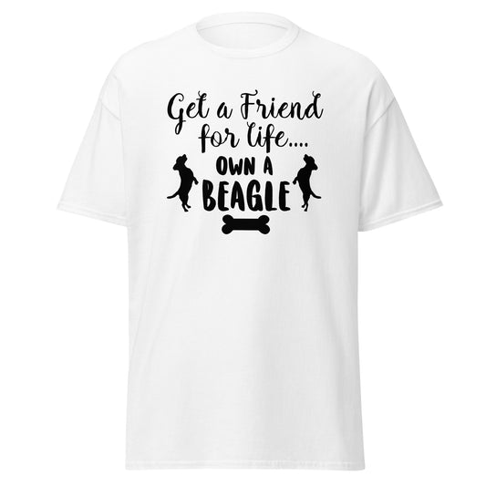 Get a friend for life get a Beagle Men's classic tee