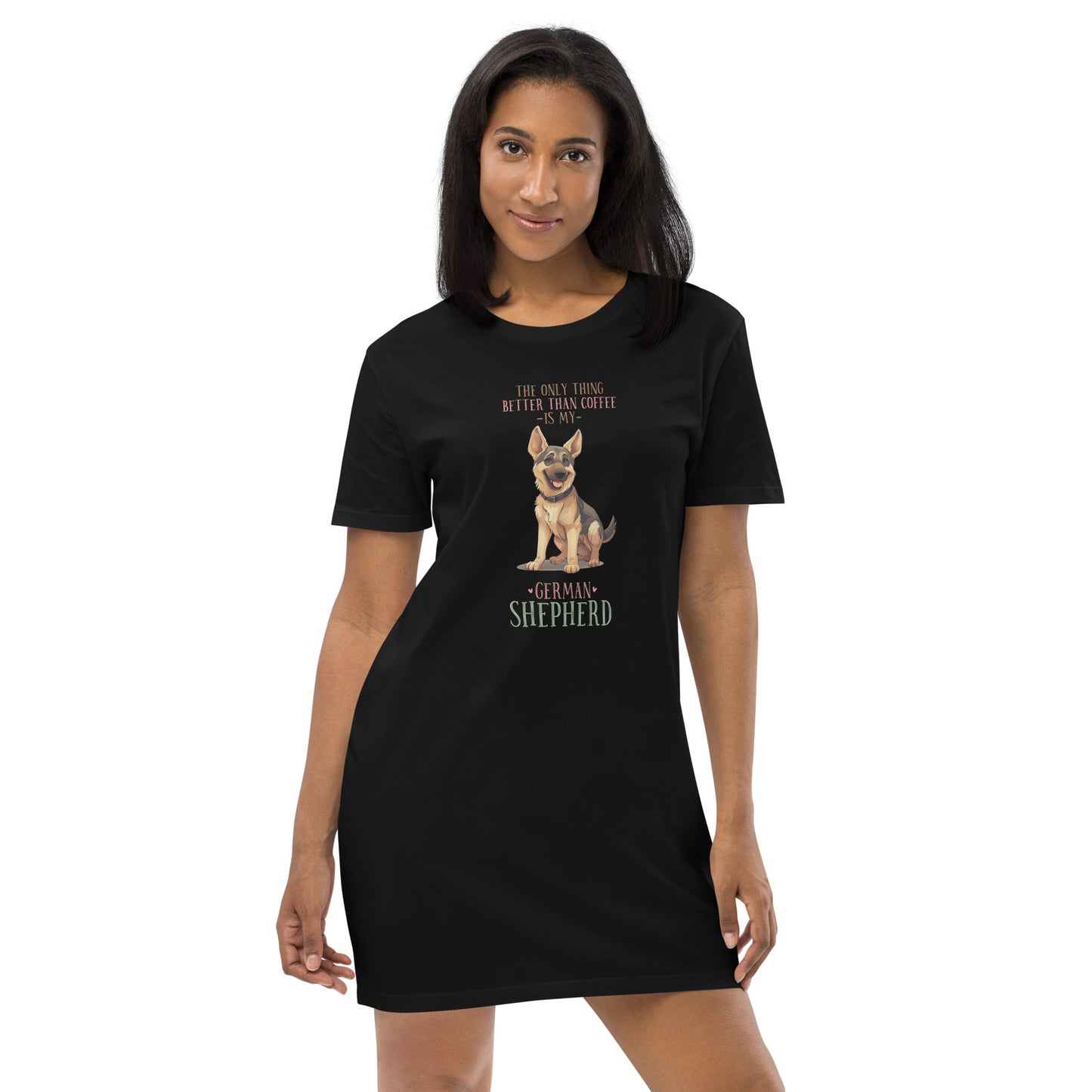 German Shepherd Organic cotton t-shirt dress