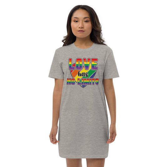 Love has no limits Organic cotton t-shirt dress