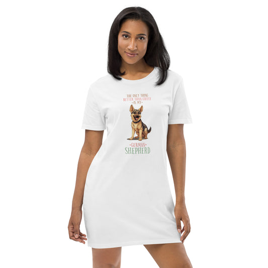 German Shepherd Organic cotton t-shirt dress