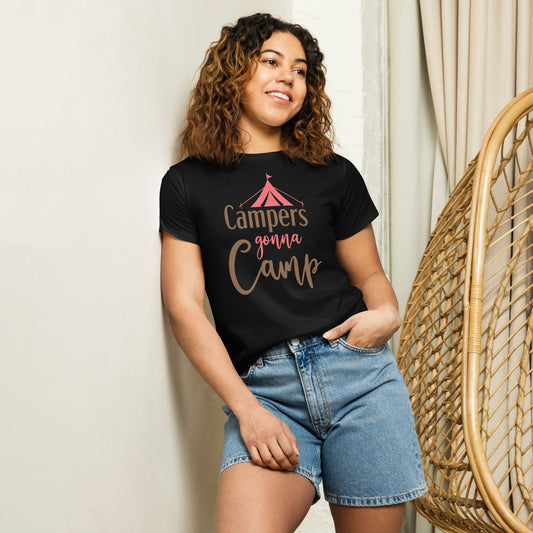 Campers gonna camp Women’s high-waisted t-shirt