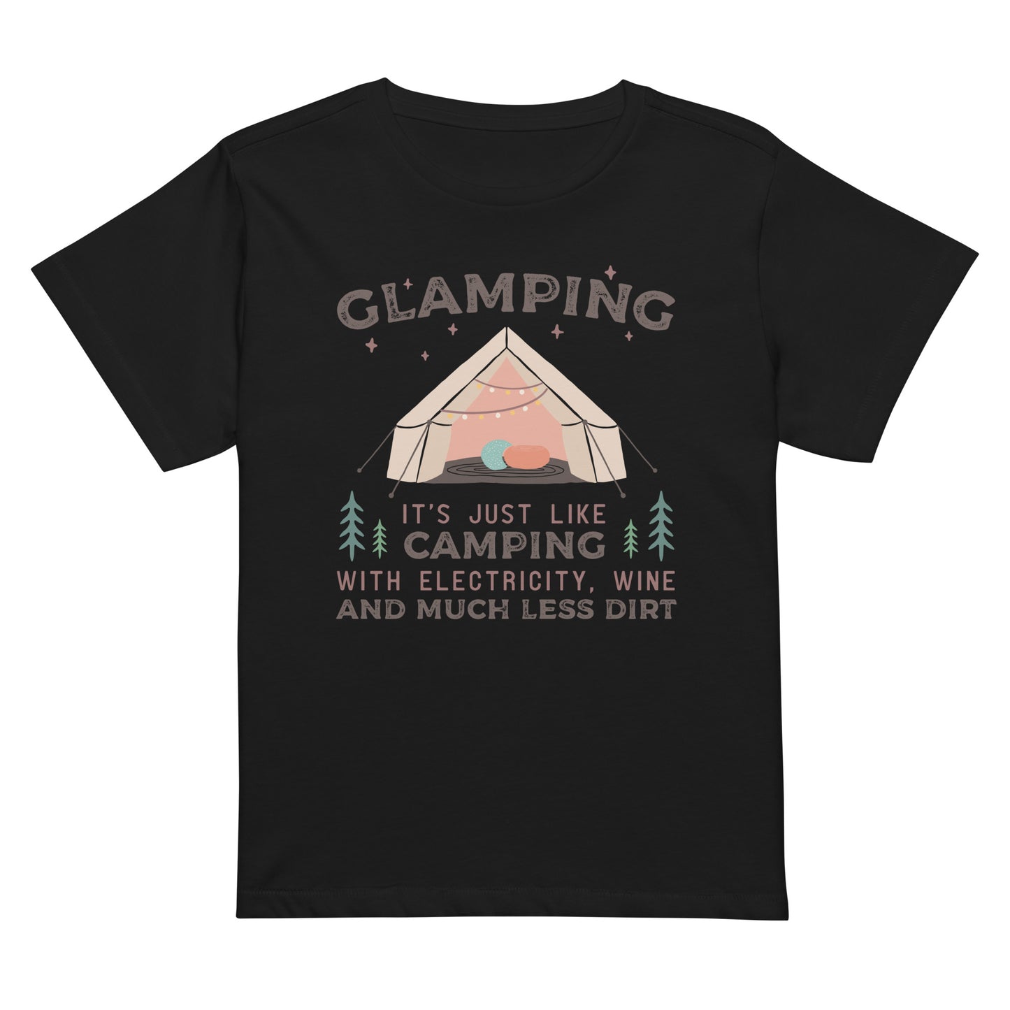 Glamping Women’s high-waisted t-shirt