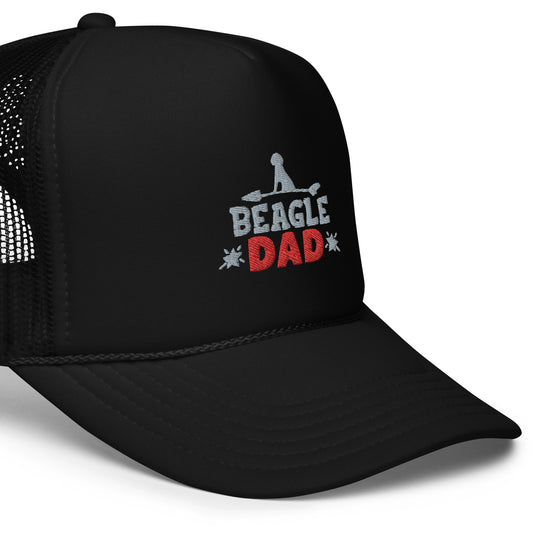 Beagle Dad Foam trucker hat