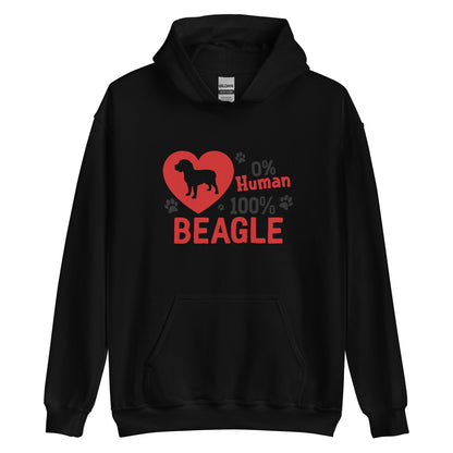 100% Beagle Unisex Hoodie