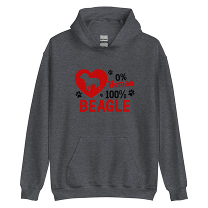 100% Beagle Unisex Hoodie