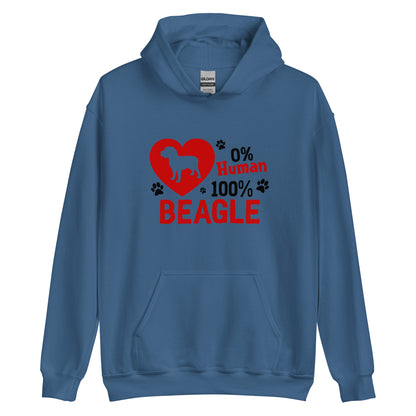 100% Beagle Unisex Hoodie