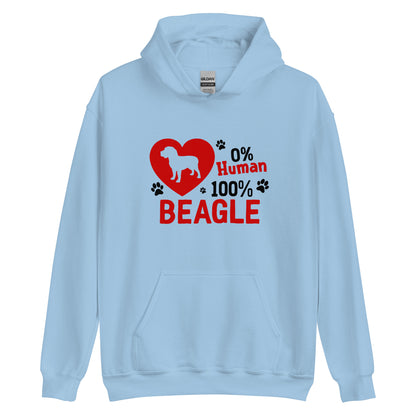 100% Beagle Unisex Hoodie