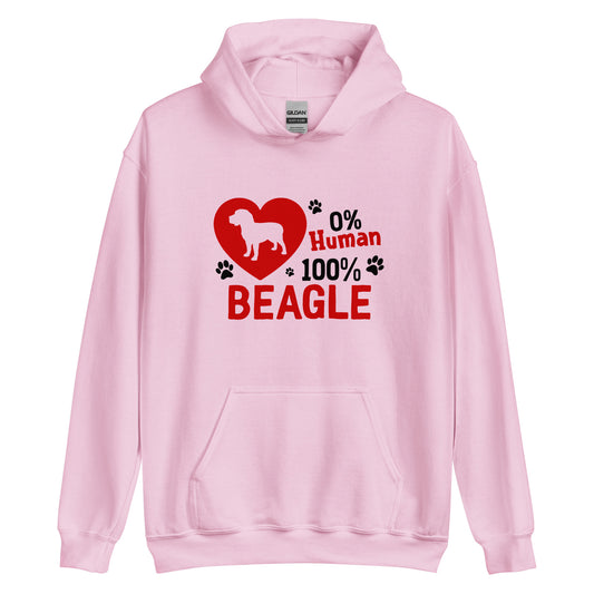 100% Beagle Unisex Hoodie