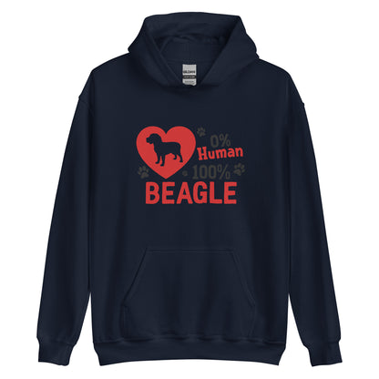 100% Beagle Unisex Hoodie