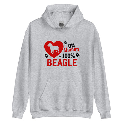 100% Beagle Unisex Hoodie