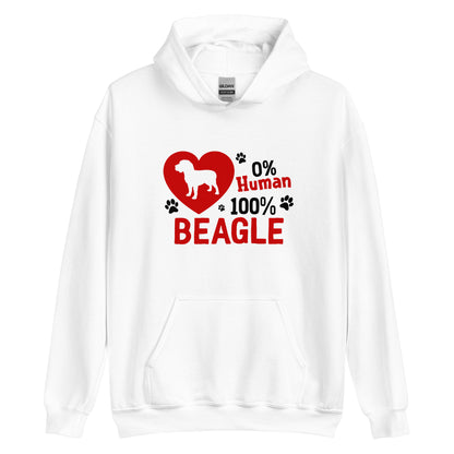 100% Beagle Unisex Hoodie