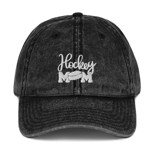 Hockey mom Vintage Cotton Twill Cap